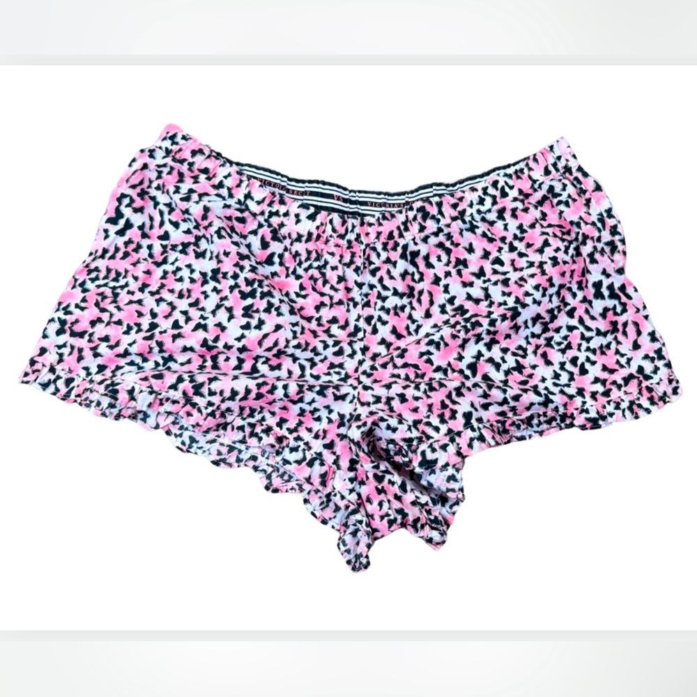 Victoria’s Secret Pink Butterflies Lounge Pajama Sleep Shorts Women’s XL